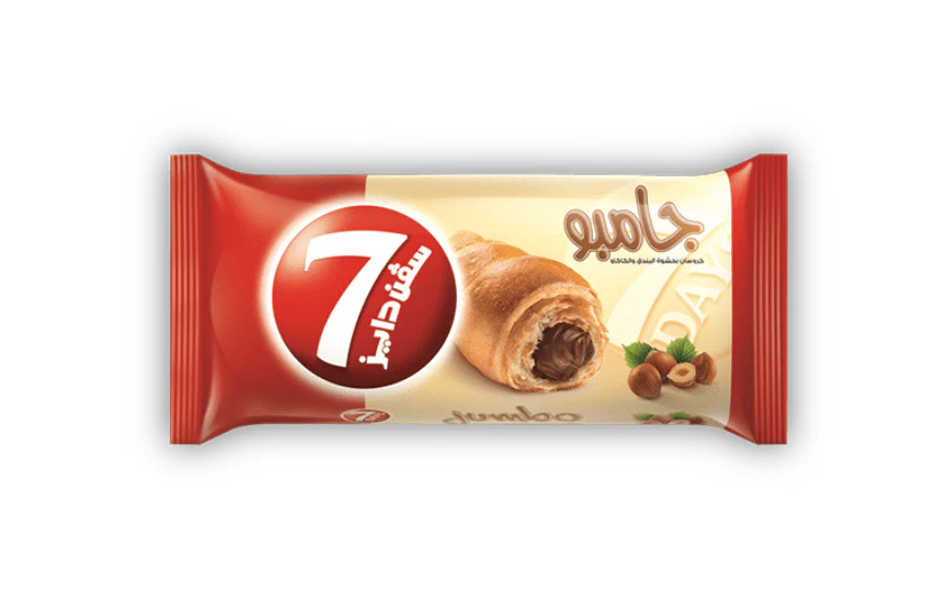 7Days Croissant Hazelnut & Cocoa 100g | كرواسون بالبندق والكاكاو