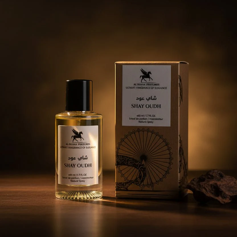 Al Burak Perfumes Shay Oudh 50ml Inspired By: Oud Khaleeji | عطور البراق شاي عود