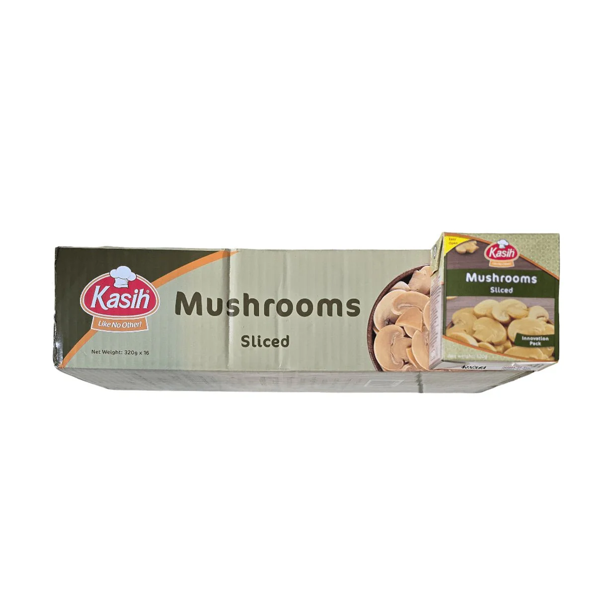 Al Kasih Mushroom Sliced Box 16*320g|الكسيح فطر شرحات