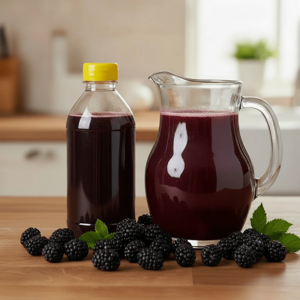 Al Nabulsi BlackBerry Flavored Drink 1 Liter|النابلسي عصير توت