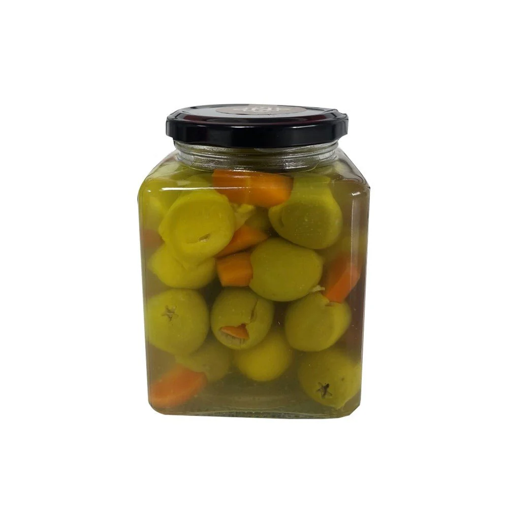 Al Nabulsi Green Olives & Carrots 500g | زيتون أخضر مع الجزر - Image 2