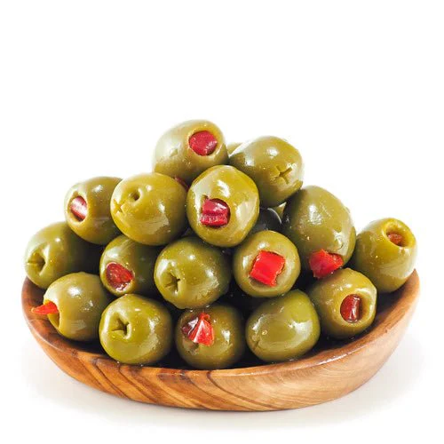 Al Nabulsi Green Olives with Sweet Pepper 500g (Exp:30/05/2026) | النابلسي زيتون أخضر بالفليفلة - Image 2