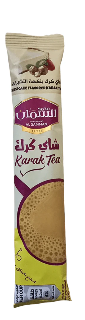 Al Samman Karak Tea Cheesecake Flavour 20g |    السمان شاي كرك أصابع  ( بنكهة الشيز كيك )