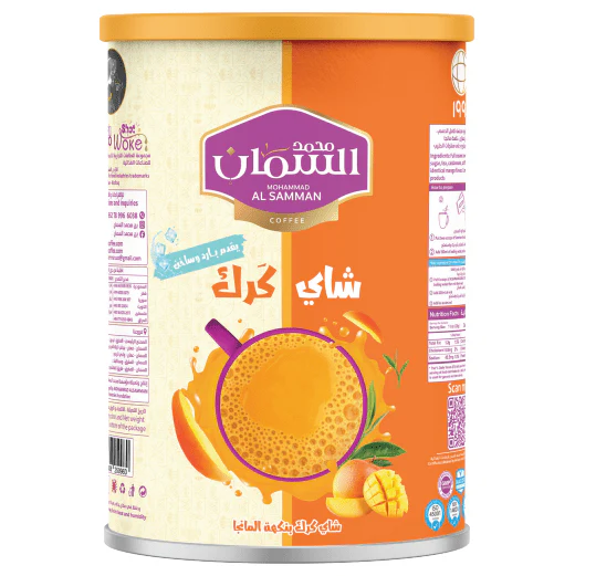 Al Samman Karak Tea Mango Flavor 640g | السمان شاي كرك  ( بنكهة المانجا )