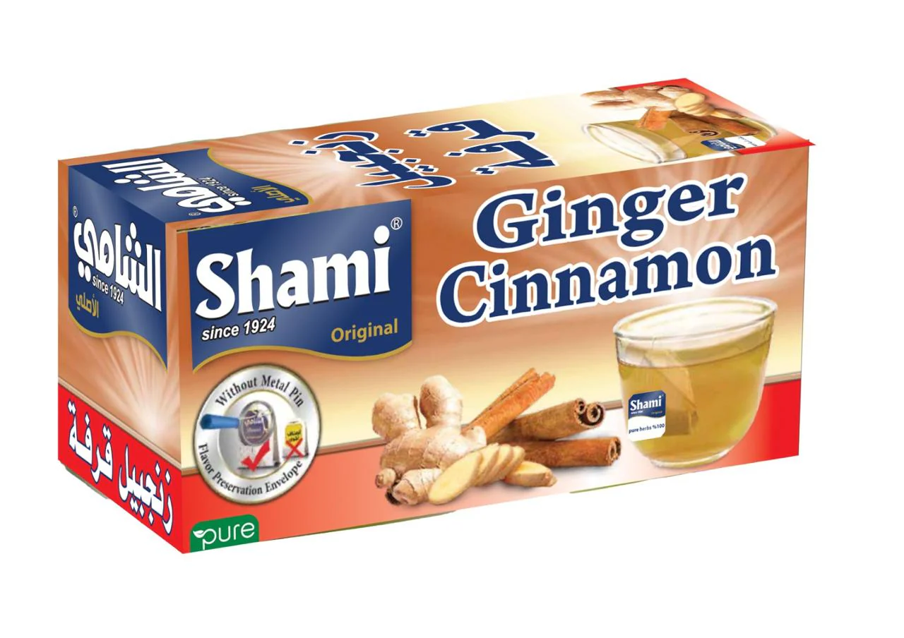 Al Shami Ginger & Cinnamon 20 Bags | الشامي زنجبيل وقرفة