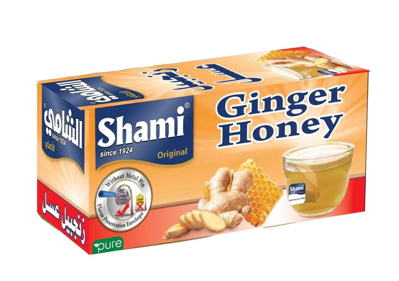 Al Shami Ginger & Honey 20 Bags | الشامي زنجبيل  وعسل