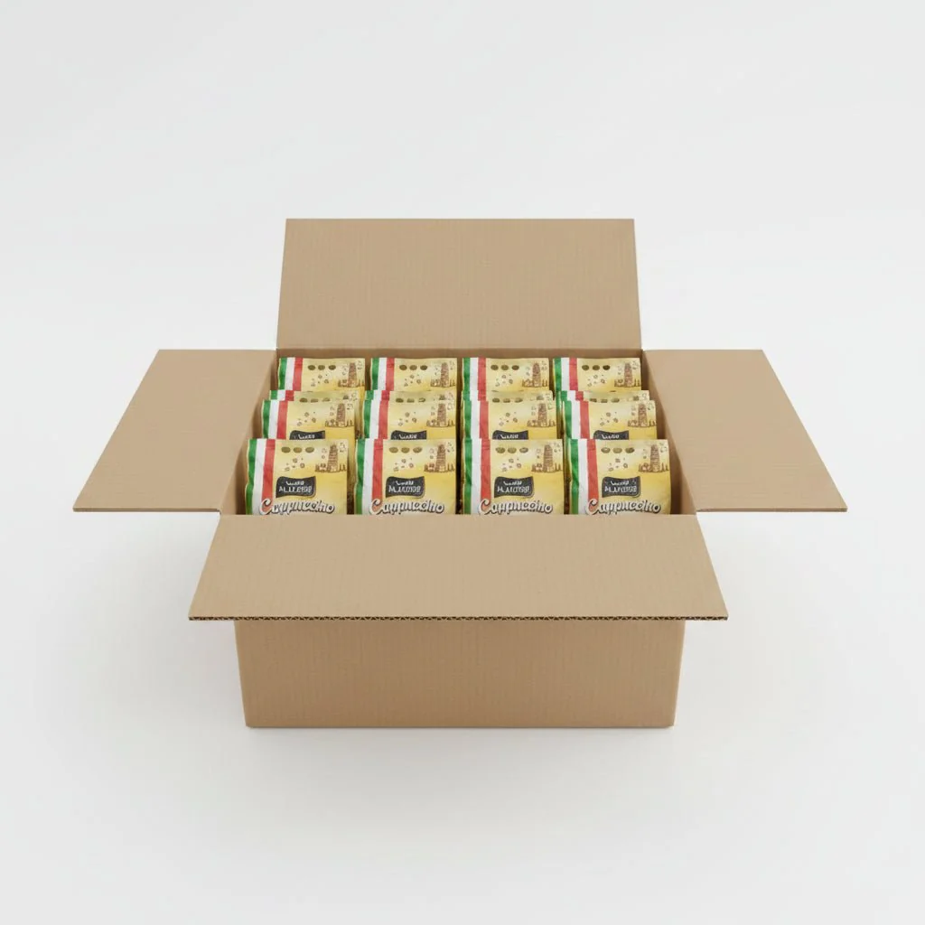 Aladeeb Cappuccino with Chocolate CTN 12 x 20pcs x 25g | الاديب كابتشينو