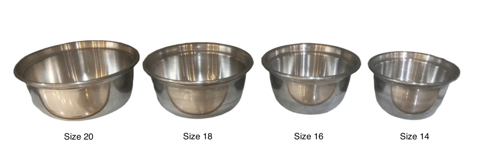 Aluminum Bowl Size 14 | وعاء المنيوم - Image 2