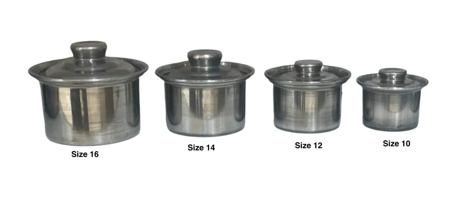 Aluminum Bowl with Lid Size 10 | وعاء المنيوم مع غطاء - Image 2