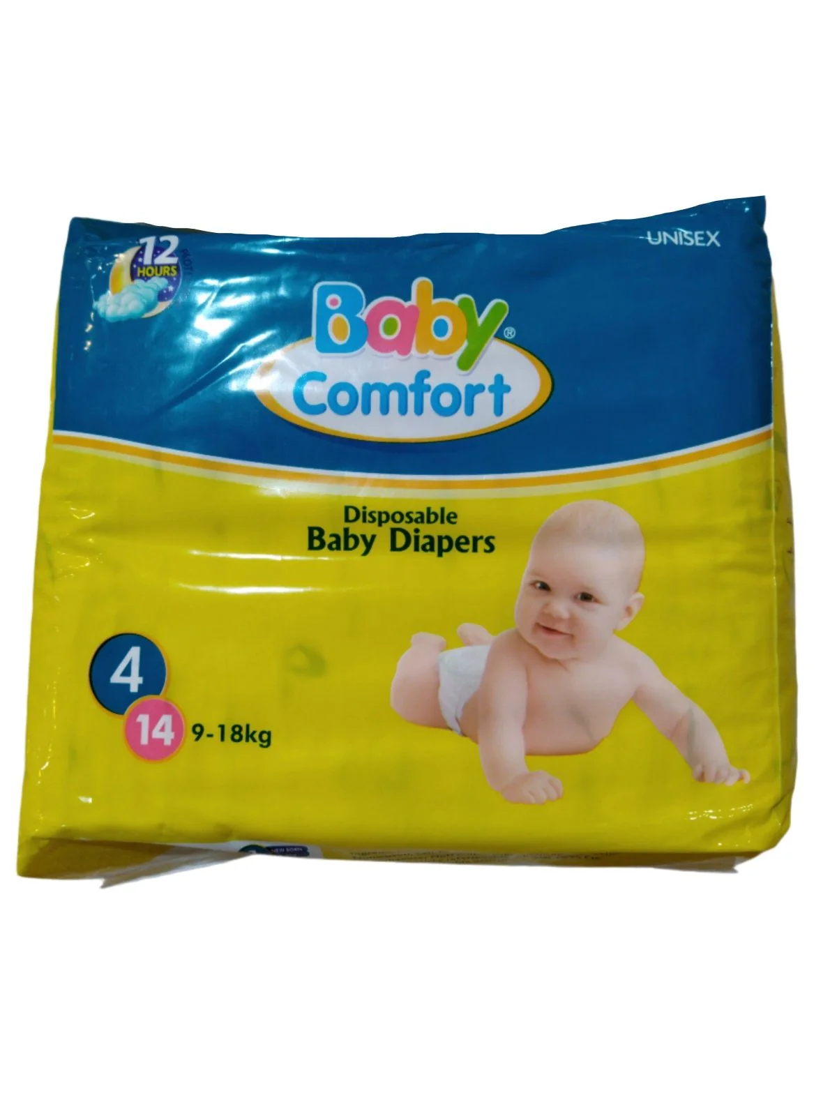 Baby Comfort Diapers No. 4 | حفاضات اطفال 9-18كجم