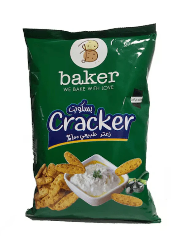 Baker Pretzels Original with Zaatar 45g | بسكوت برتزيل زعتر طبيعي
