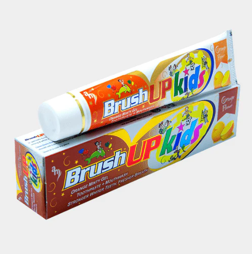 Brush Up Kids Toothpaste Orange 70g |  برش اب معجون اسنان للاطفال بالبرتقال