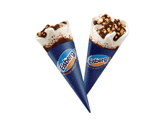 Eisberg Ice Cream Petitcone Vanilla 80g | ايسبيرج ايسكريم قمع بالفانيلا