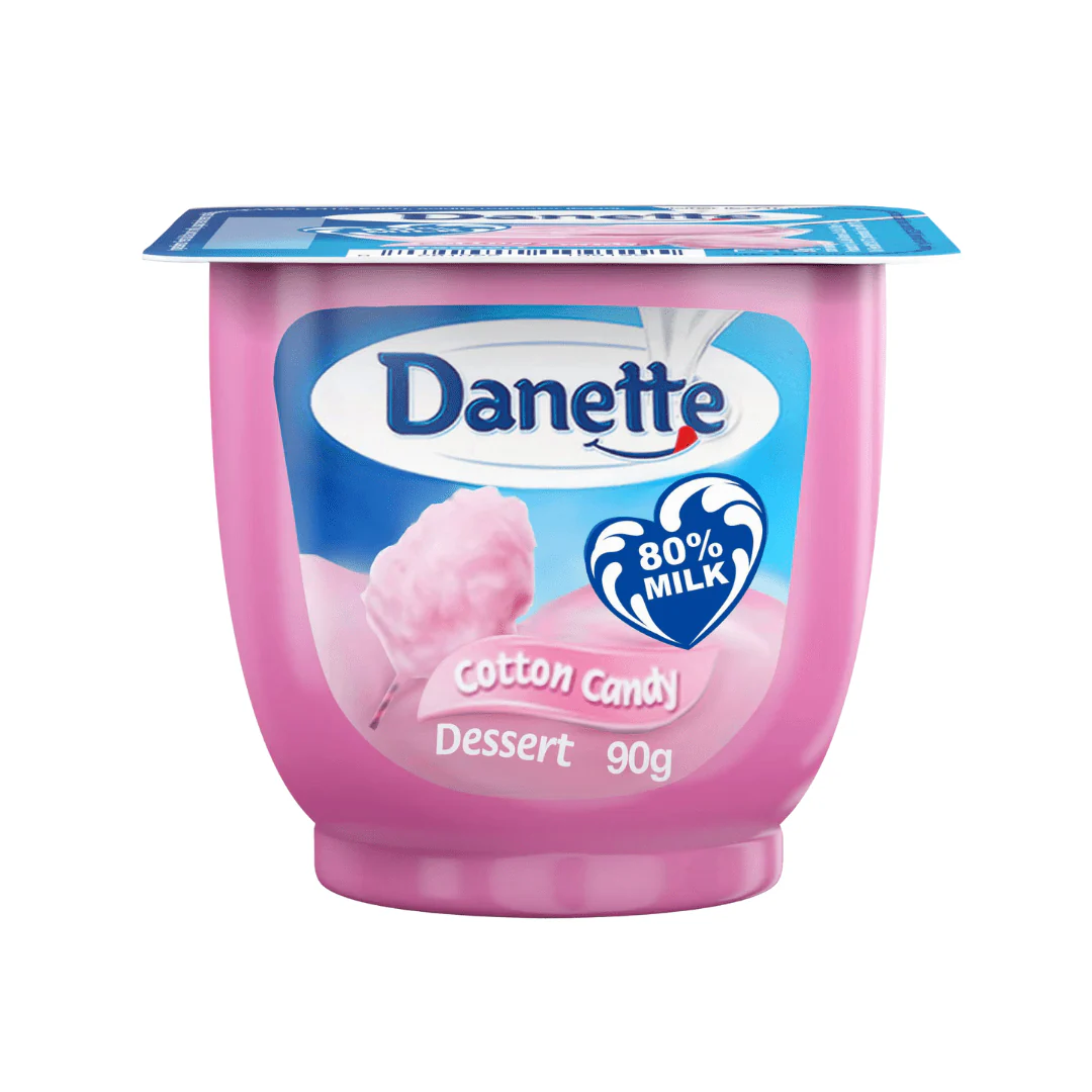 Danette Cotton Candy Dessert 90g | دانيت حلا غزل البنات