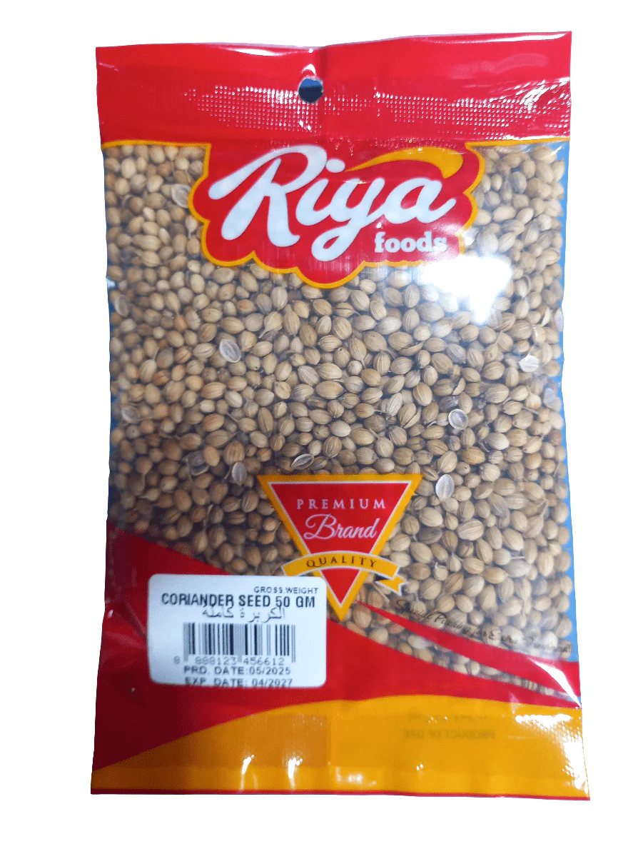 Riya Foods Coriander Seeds 50g | ريا بذور الكزبرة