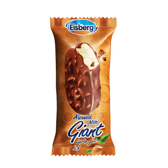 Eisberg Ice Cream Mini Giant Almond 56g | ايسبيرج ايسكريم ميني باللوز
