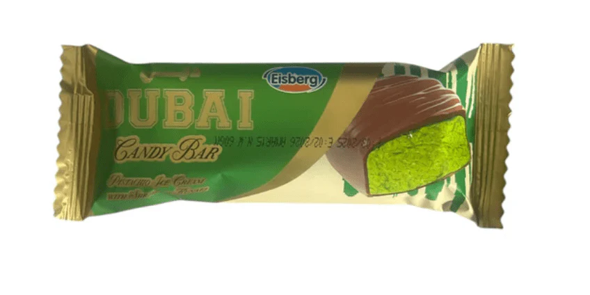 Eisberg Dubai Candy Bar 60g | ايسبيرج ايسكريم شوكولاتة دبي