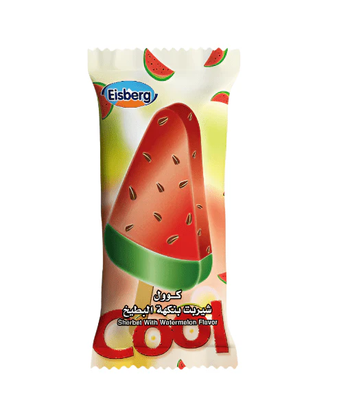 Eisberg Ice Cream Cool Watermelon Flavor 50g | ايسبيرج ايسكريم كول بالبطيخ