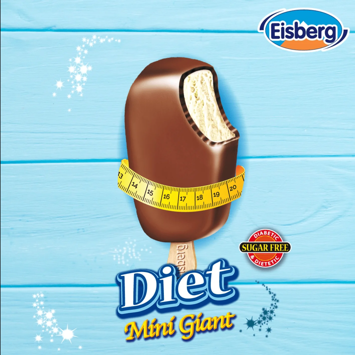 Eisberg Ice Cream Mini Giant Diet 56g | ايسبيرج ايسكريم ميني دايت - Image 2