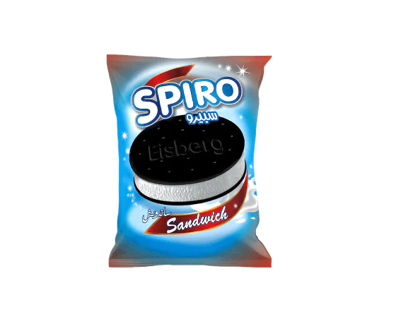 Eisberg Ice Cream Spiro Sandwich 55g | ايسبيرج ايسكريم سبيرو ساندويش