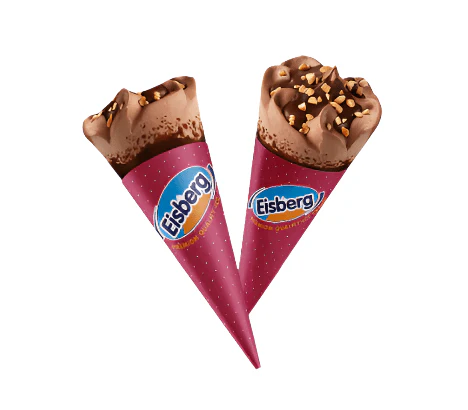 Eisberg Ice Cream Petitcone Chocolate 80g | ايسبيرج ايسكريم مخروط بالشوكولاتة