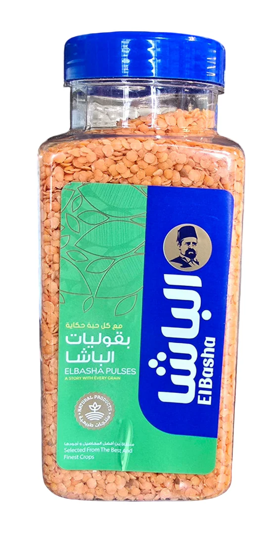 El-Basha Red Split Lentil 800g| الباشا عدس أحمر مجروش