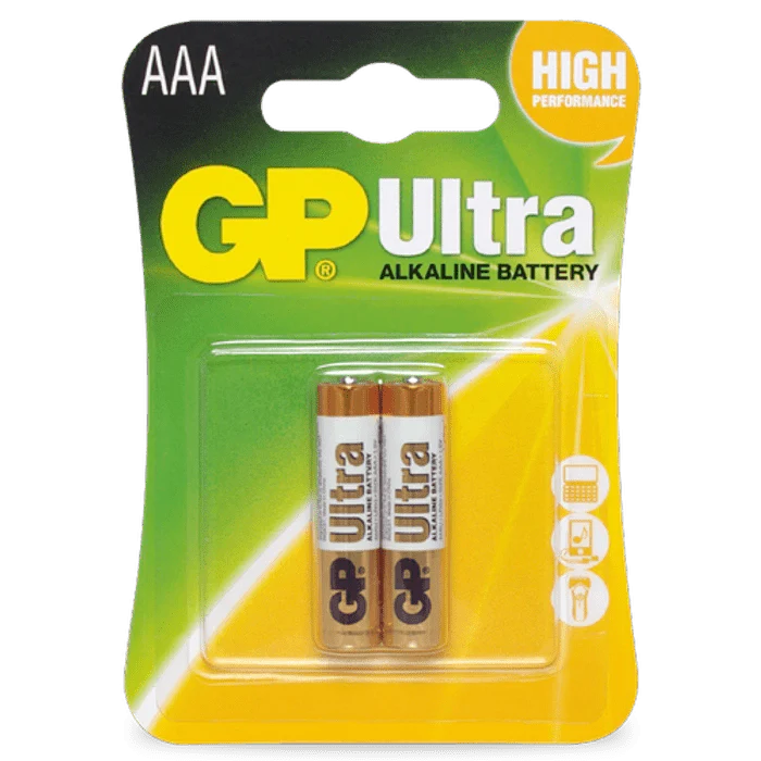Gp Alkaline Battery AAA 2Pcs