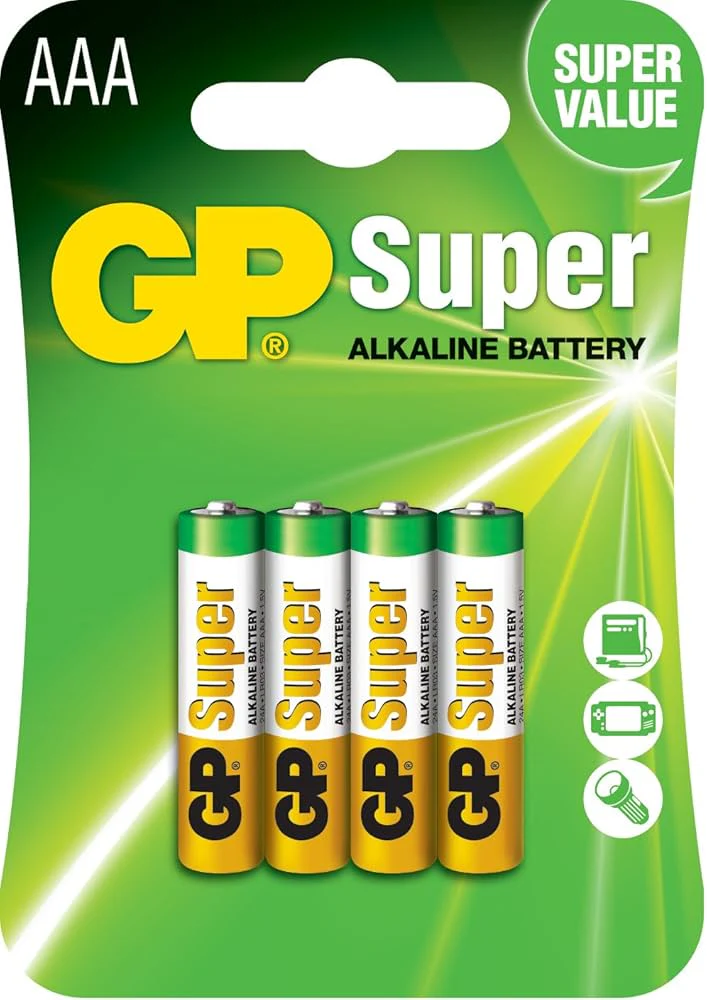 Gp Battery Super Alkaline AAA*4 Pcs