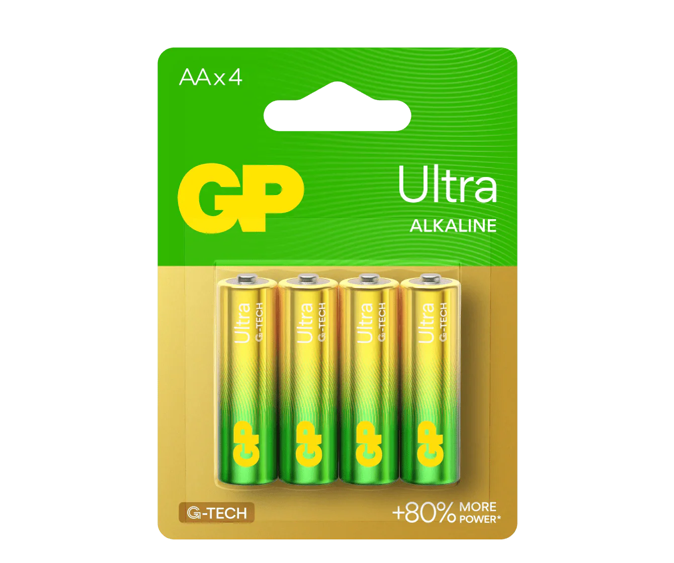 Gp Battery Ultra Alkaline AA 4+2 Bonus Pack