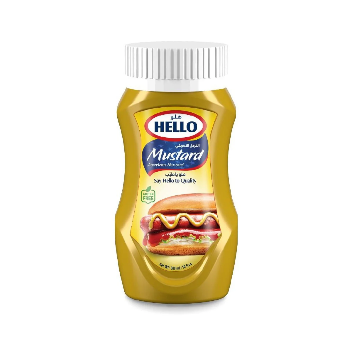 Hello American Mustard 12 x 300ml | هلو ماسترد أمريكي