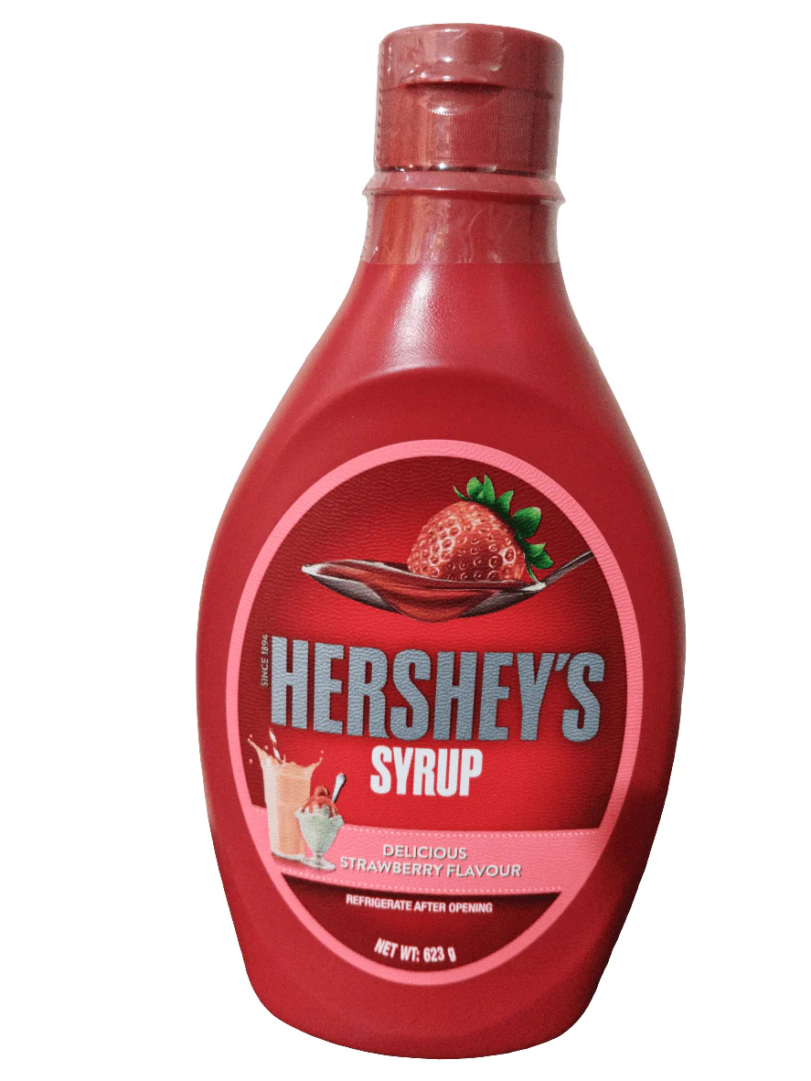 Hersheys Strawberry  Syrup 623g | هيرشيز سيروب بنكهة الفراوله
