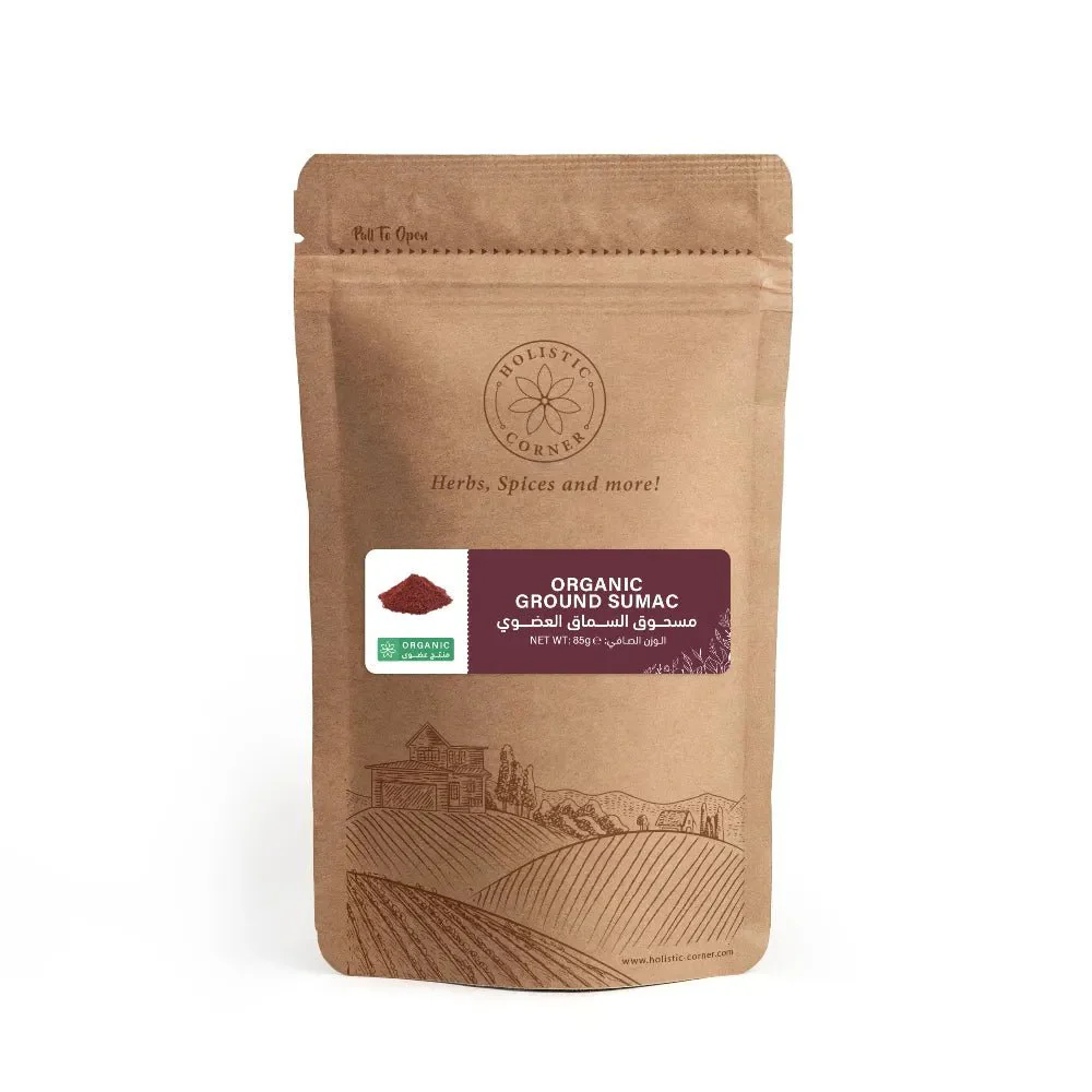 Holistic Corner Organic Ground Sumac 85g | مسحوق السماق العضوي