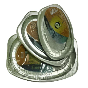 HTE Aluminum Platter S | اطباق مسطحة المنيوم صغير