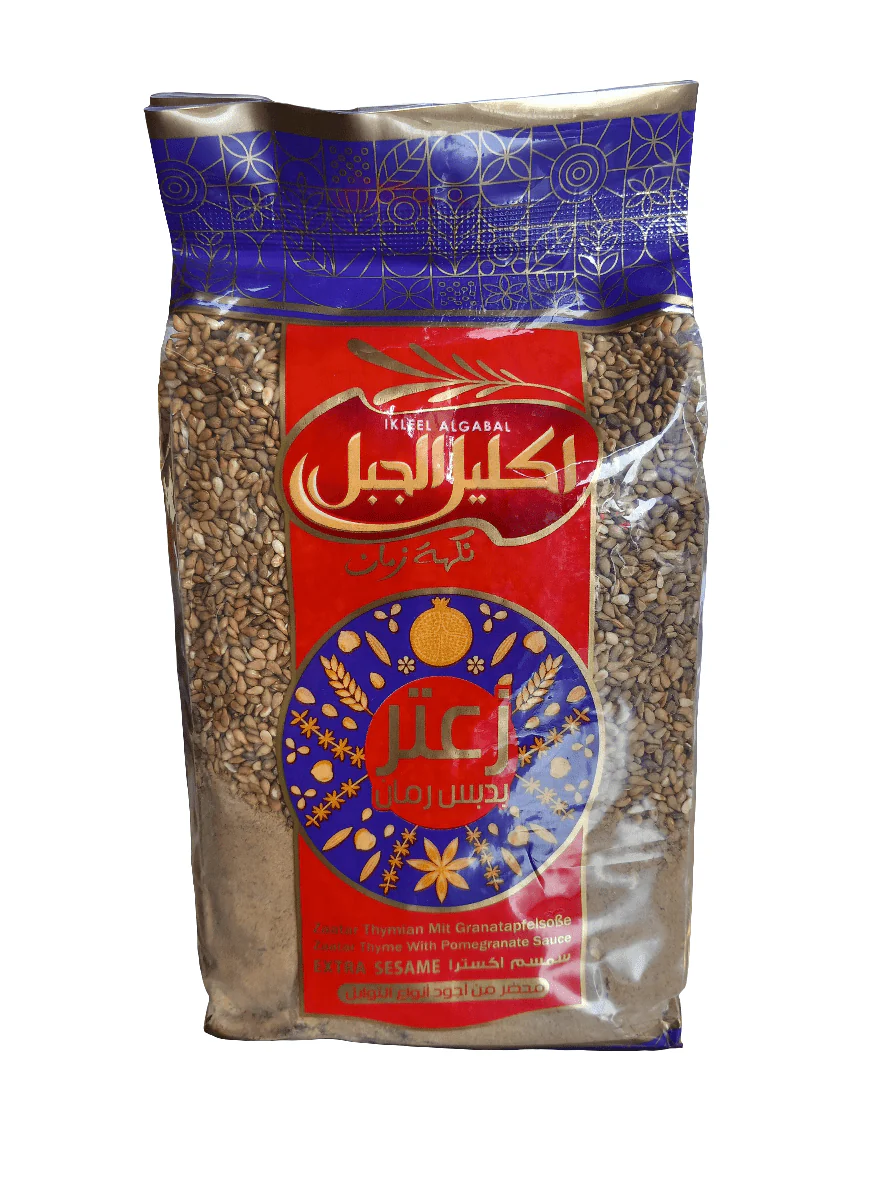 Ikleel Algabal Thyme with Pomegranate Sauce 400g | اكليل الجبل زعتر بدبس الرمان