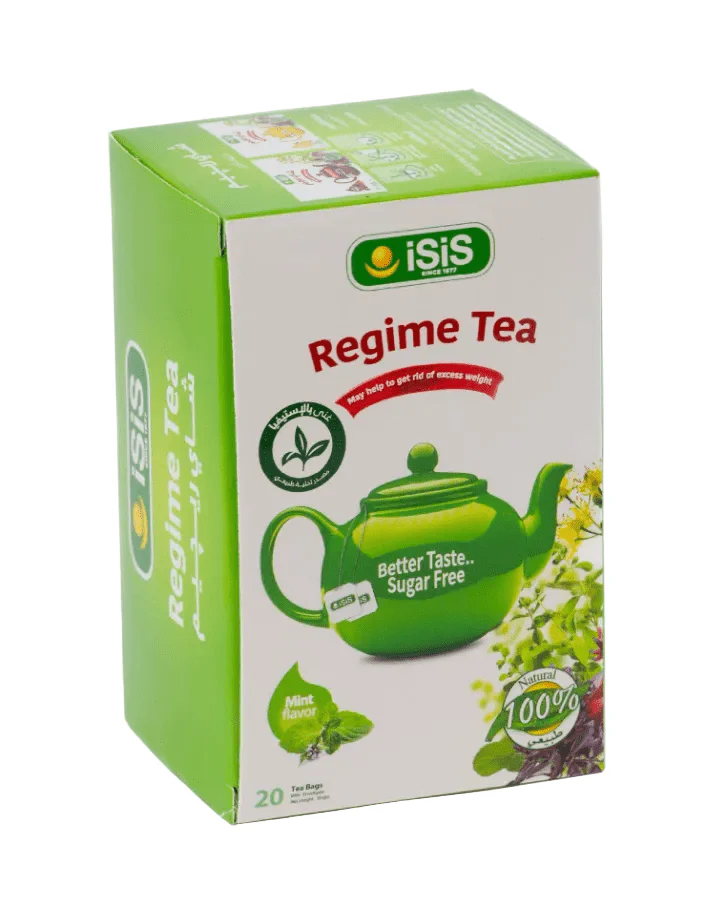 iSiS Regime Tea with Mint 20 Bags  | ايزيس شاي الريجيم بالنعنع