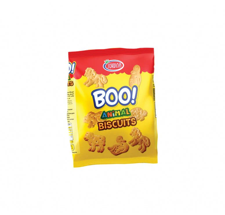 Jordina Boo Animal Biscuits Box 12 x 40g | جوردينا بسكويت أشكال الحيوانات - Image 2