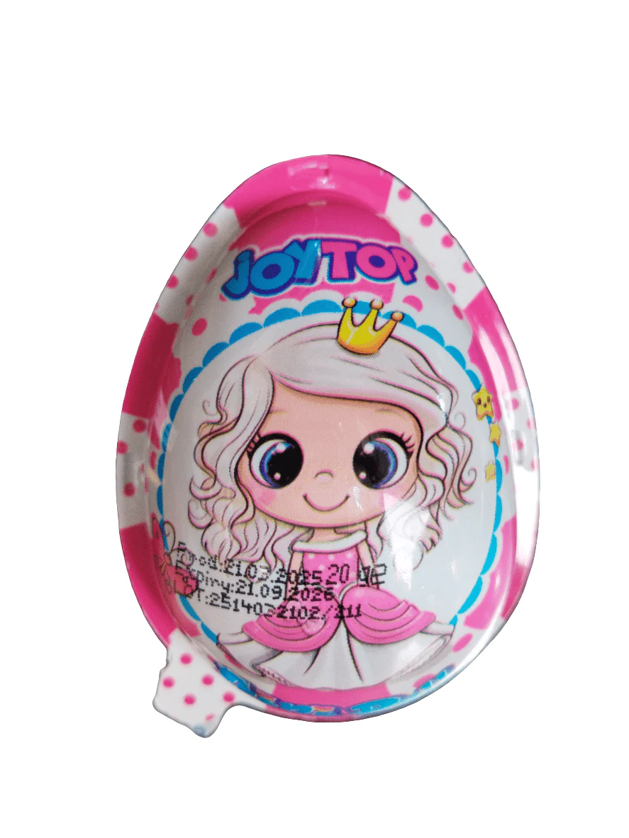 Joytop Egg Mini Doll Chocolate Cream with Surprise Toy 20g | جوي توب بيضة صغيرة بكريمة الشوكولاتة مع لعبة