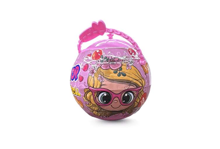Joytop Sweet Doll Bag Lollipop with Surprise Τοy 11g | جوي توب حقيبة دمية مع مصاصة و لعبة