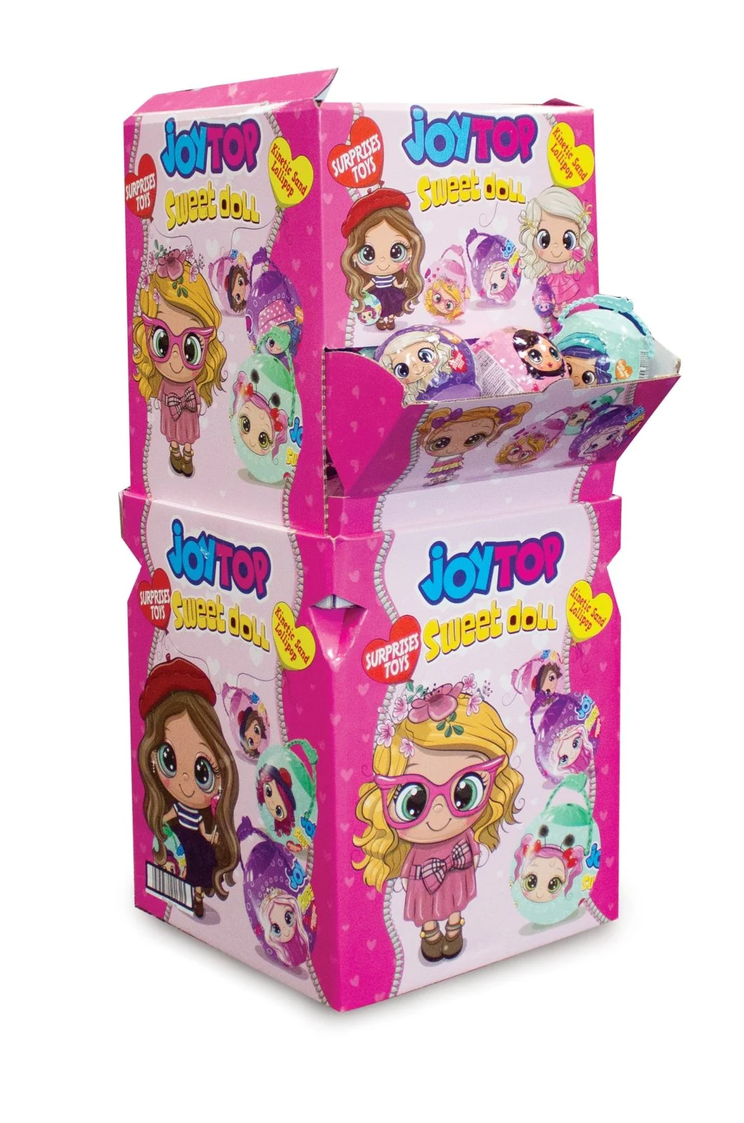 Joytop Sweet Doll Bag Lollipop with Surprise Τοy 11g | جوي توب حقيبة دمية مع مصاصة و لعبة - Image 2