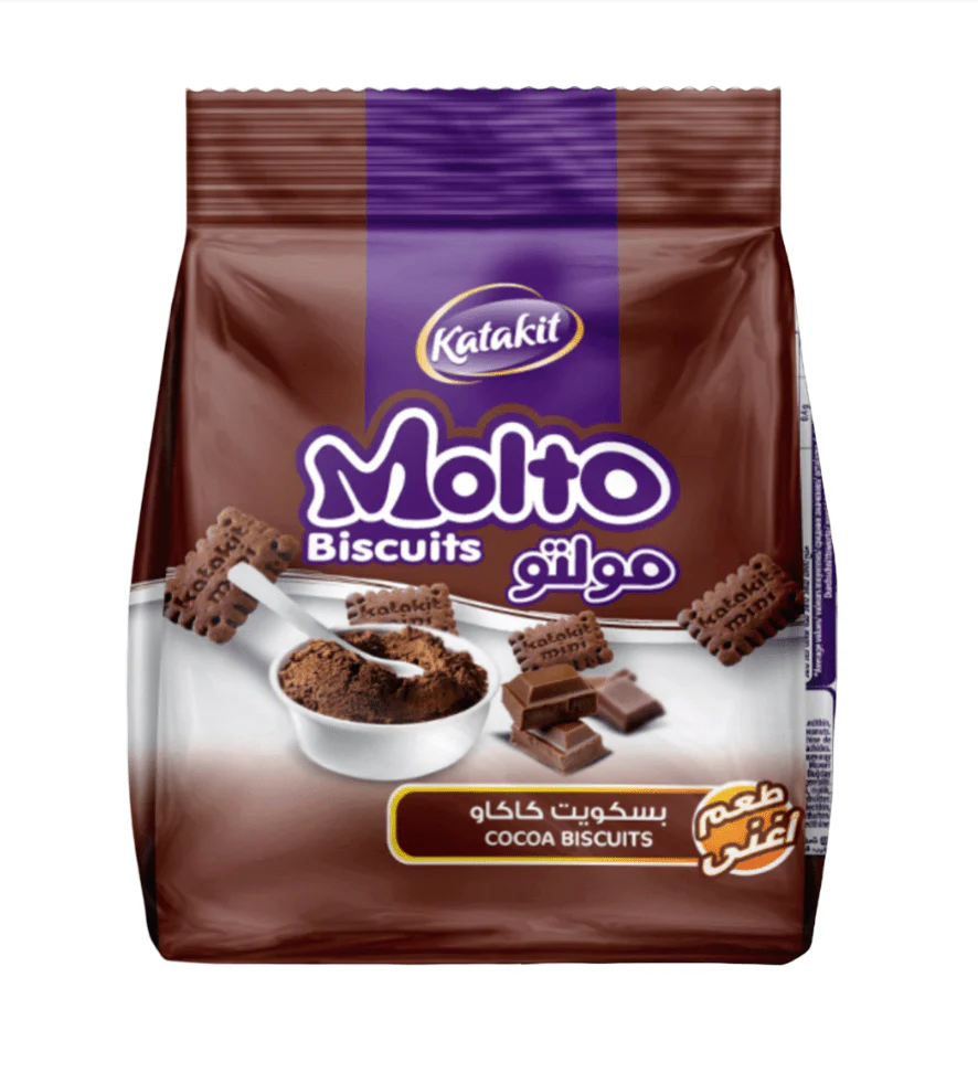 Katakit Molto Cocoa Biscuits 45g | كتاكيت مولتو بسكويت الكاكاو