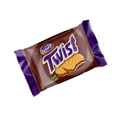 Katakit Twist Sandwich Biscuits with Cocoa Cream 27g | تويست بسكويت ساندويش بالشوكولا