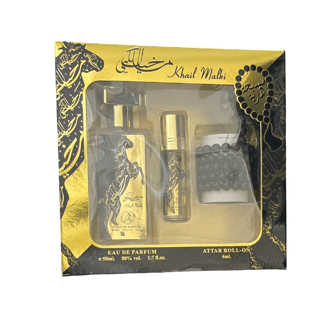 Khail Malki Perfume Gift Set (Attar Roll on 6ml+Eau De Parfum 50ml)