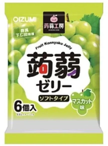 Japanese Konnyaku Jelly Muscat Flavor 106g | جيلي بنكهة العنب