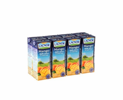 Lacnor Mango Juice 8*180 ml | لاكنور عصير مانجو