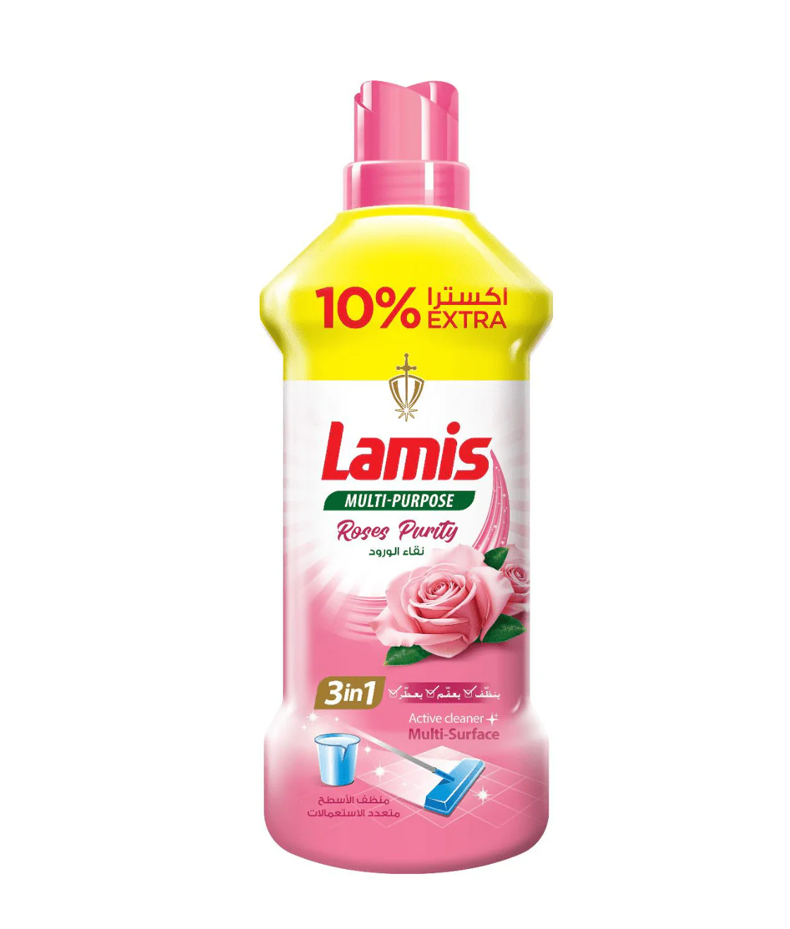 Lamis Multi Purpose Cleaner Roses Purity 2000ml | لميس منظف متعدد الاستعمالات  نقاء الورود