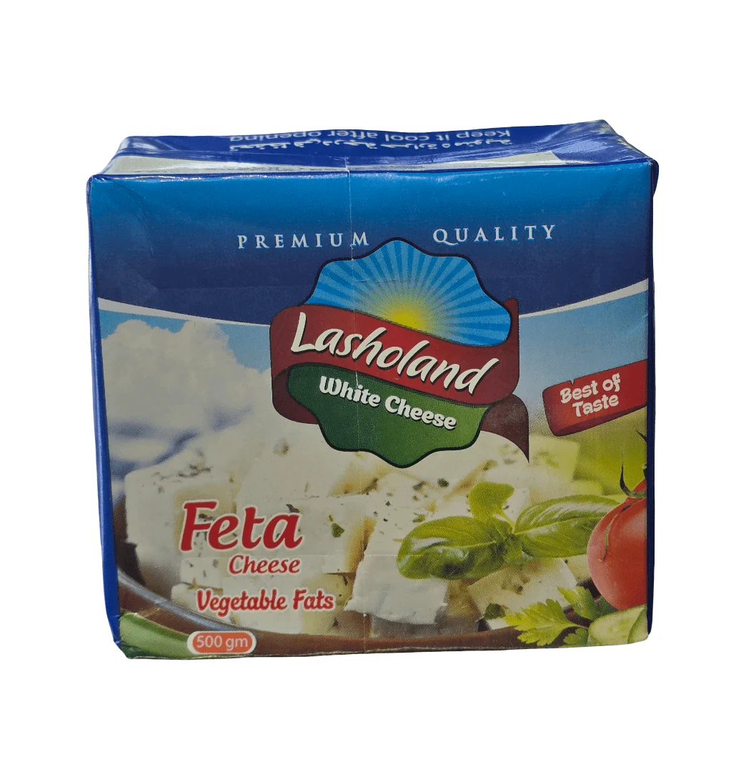 Lasholand White Feta Cheese 500g | لاشولاند جبنة فيتا بيضاء