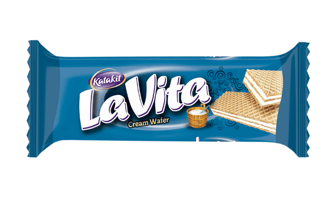 Katakit Lavita Milk Cream Wafer 22g | لافيتا ويفر الحليب