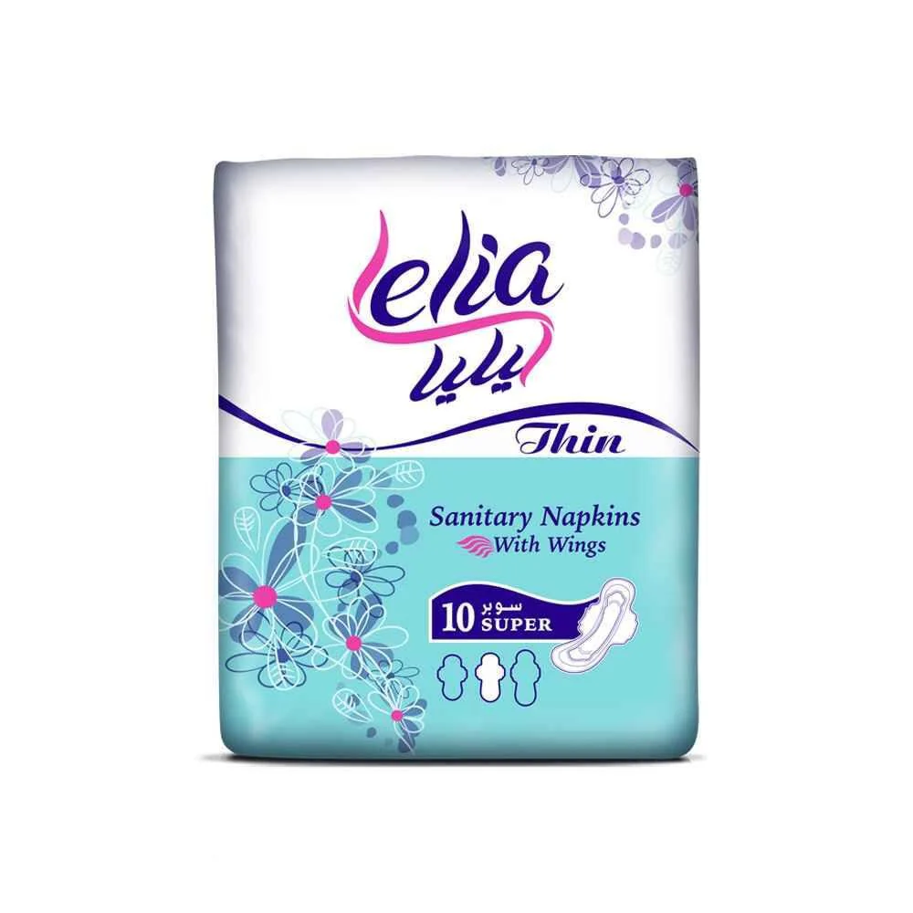 Lelia Thin Long Sanitary 12X10 Pads 260mm| فوط نسائية رقيقة طويلة قياس 260 مم - Image 2