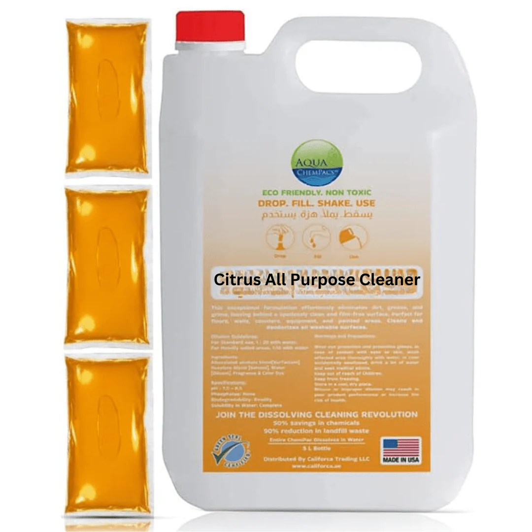 Aqua Chempacs Citrus All Purpose Cleaner 5L | منظف لجميع الإستعمالات
