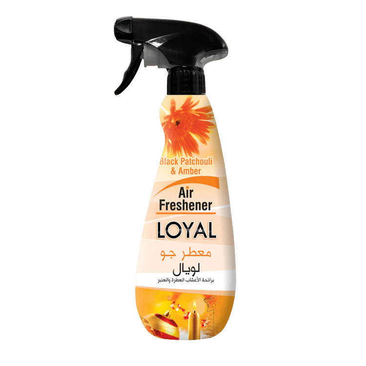 Loyal Air Freshener Black Patchouli & Amber 450ml | لويال معطر جو برائحة الاعشاب العطرة والعنبر